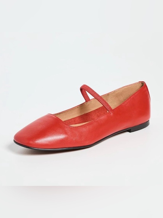 Madewell Shoes - Madewell Greta ballet flats in Scarlet/Kilt Red, size 8